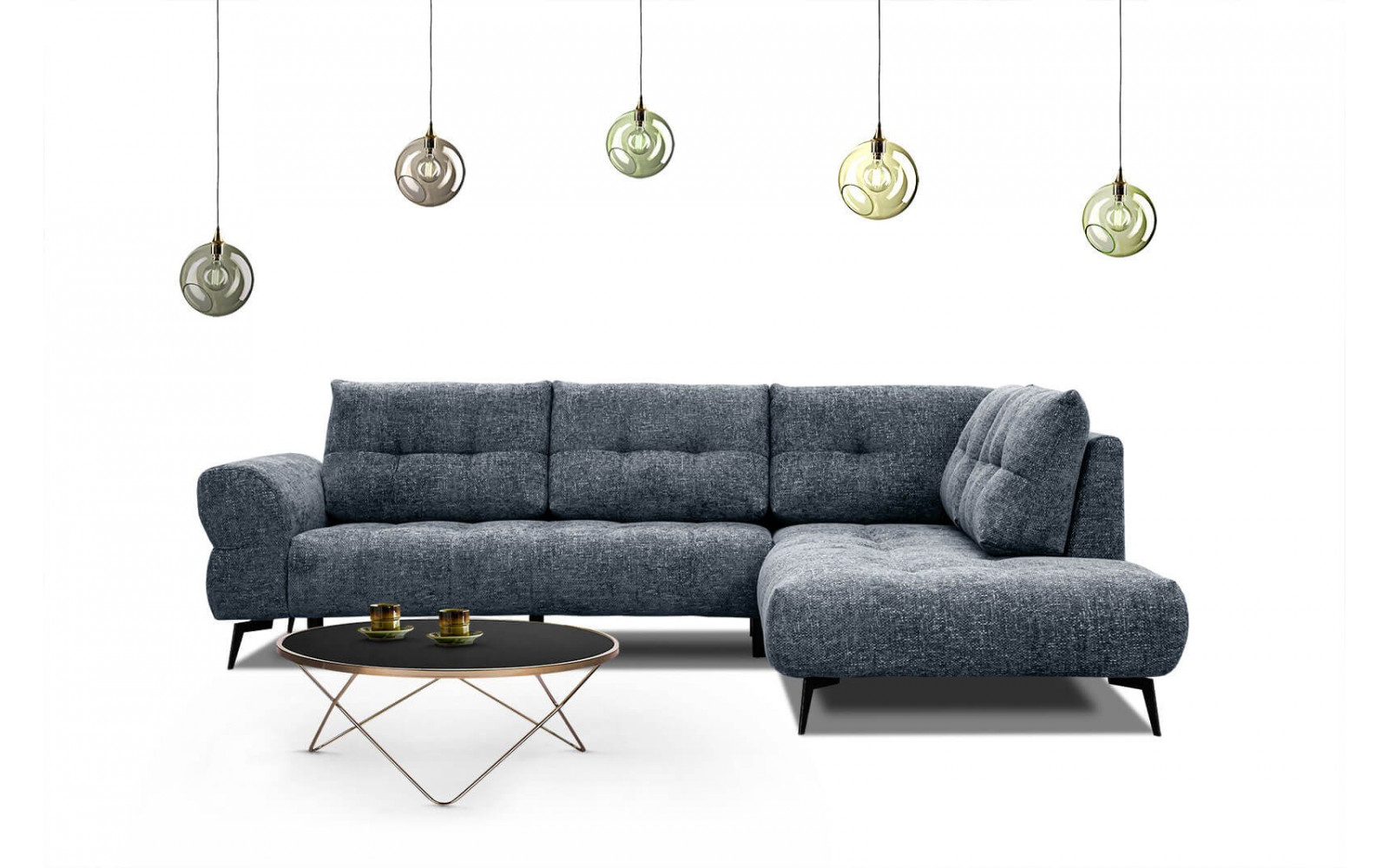 Ecksofa 5-Sitzer rechts Salvini kaufen | Modernes Designersofa | Wozimo