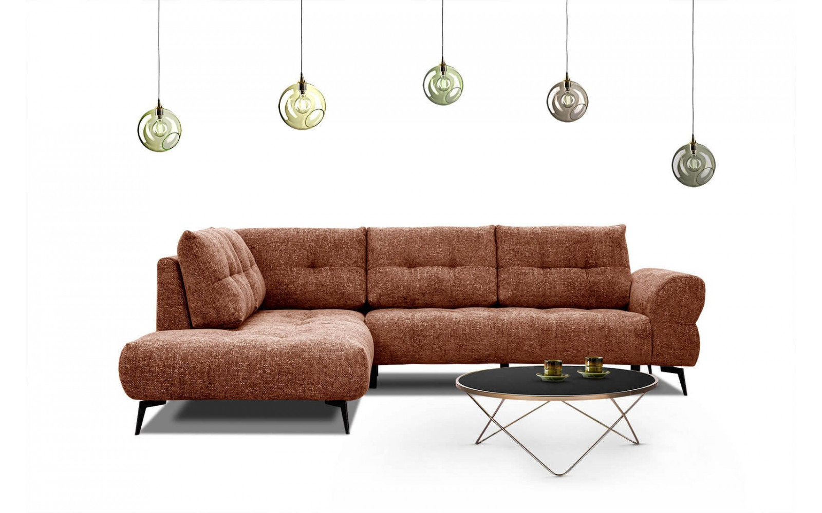 Ecksofa 5-Sitzer links Salvini kaufen | Großes Designersofa | Wozimo