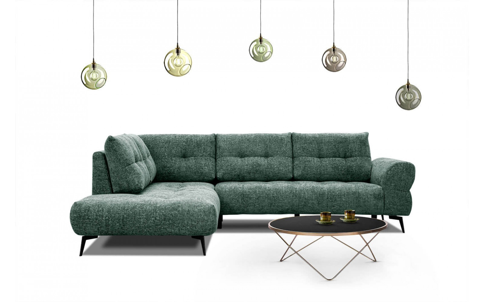 Ecksofa 5-Sitzer links Salvini kaufen | Großes Designersofa | Wozimo