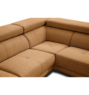 Ecksofa 5-Sitzer rechts Morello | Mit verstellbaren Kopfstützen | Wozimo