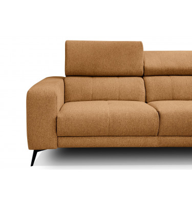 Ecksofa 5-Sitzer rechts Morello | Mit verstellbaren Kopfstützen | Wozimo