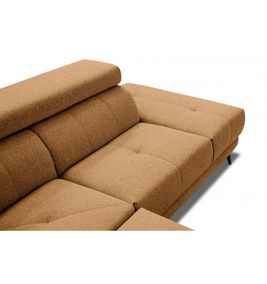 Ecksofa 5-Sitzer rechts Morello | Mit verstellbaren Kopfstützen | Wozimo