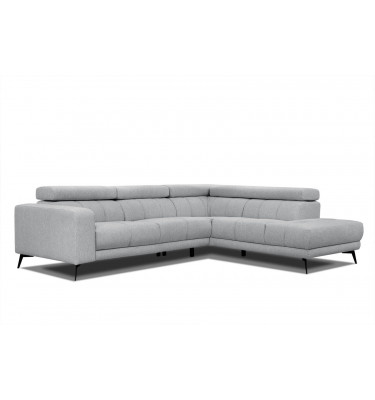 Ecksofa 5-Sitzer rechts Morello | Mit verstellbaren Kopfstützen | Wozimo