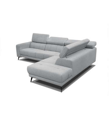 Ecksofa 5-Sitzer rechts Morello | Mit verstellbaren Kopfstützen | Wozimo