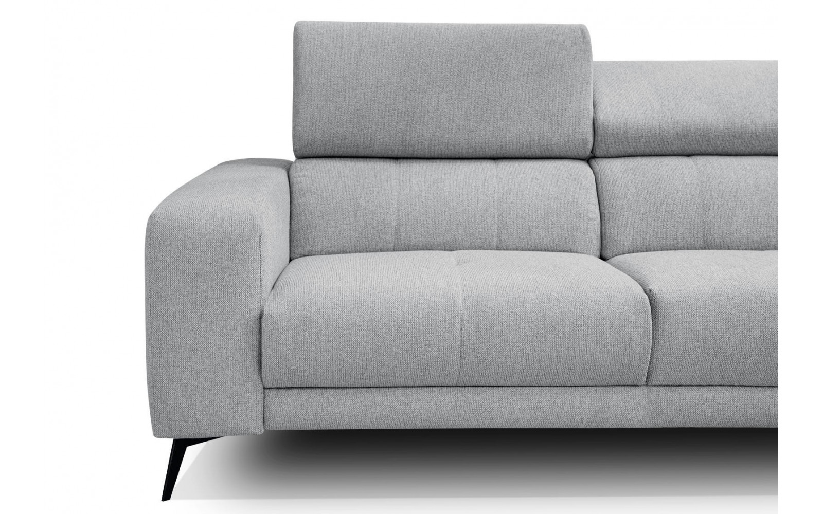 Ecksofa 5-Sitzer rechts Morello | Mit verstellbaren Kopfstützen | Wozimo