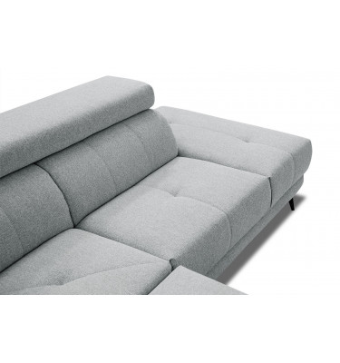 Ecksofa 5-Sitzer rechts Morello | Mit verstellbaren Kopfstützen | Wozimo