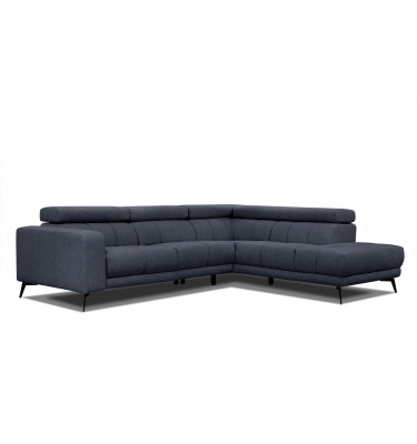 Ecksofa 5-Sitzer rechts Morello | Mit verstellbaren Kopfstützen | Wozimo