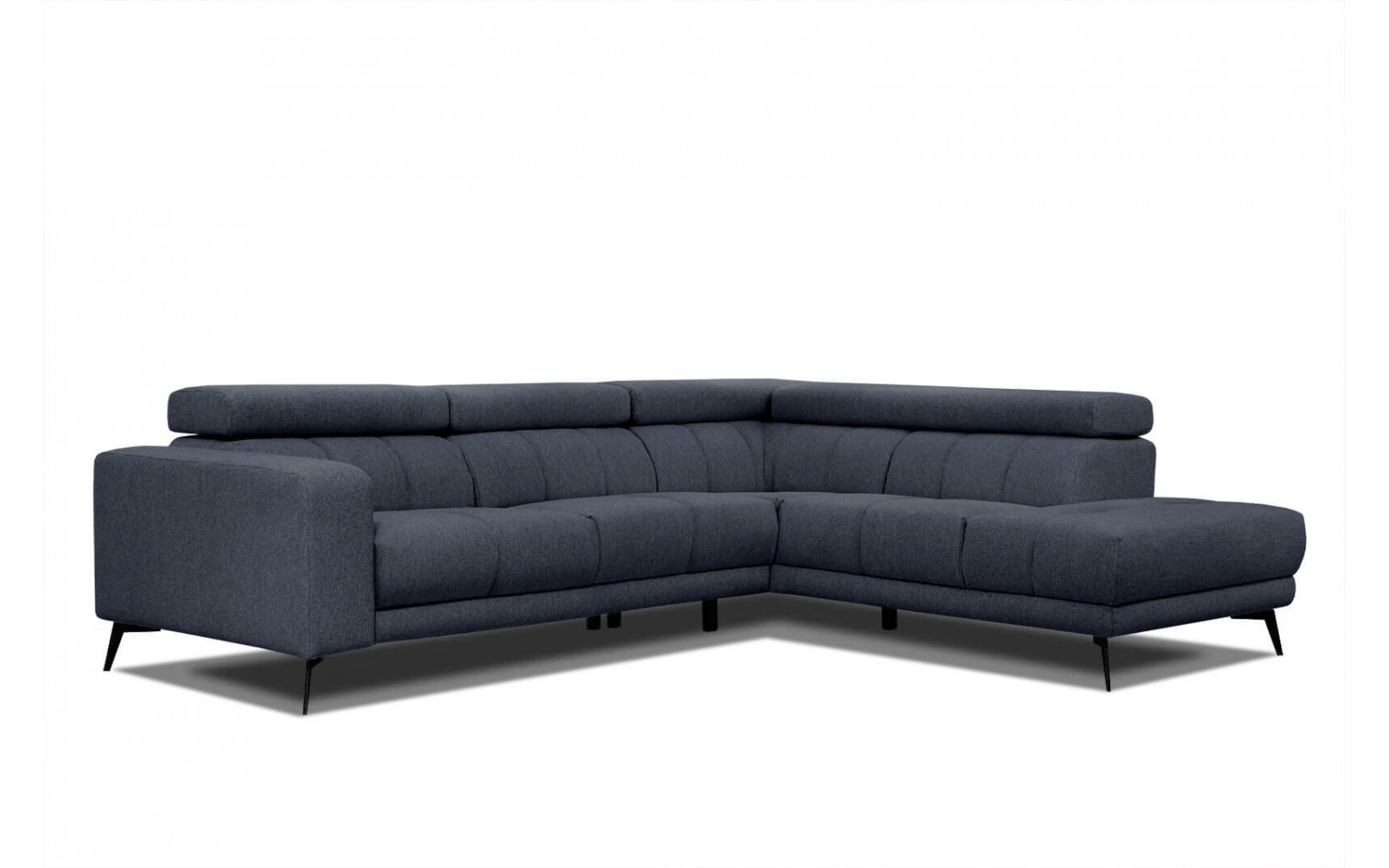 Ecksofa 5-Sitzer rechts Morello | Mit verstellbaren Kopfstützen | Wozimo