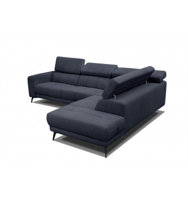 Ecksofa 5-Sitzer rechts Morello | Mit verstellbaren Kopfstützen | Wozimo