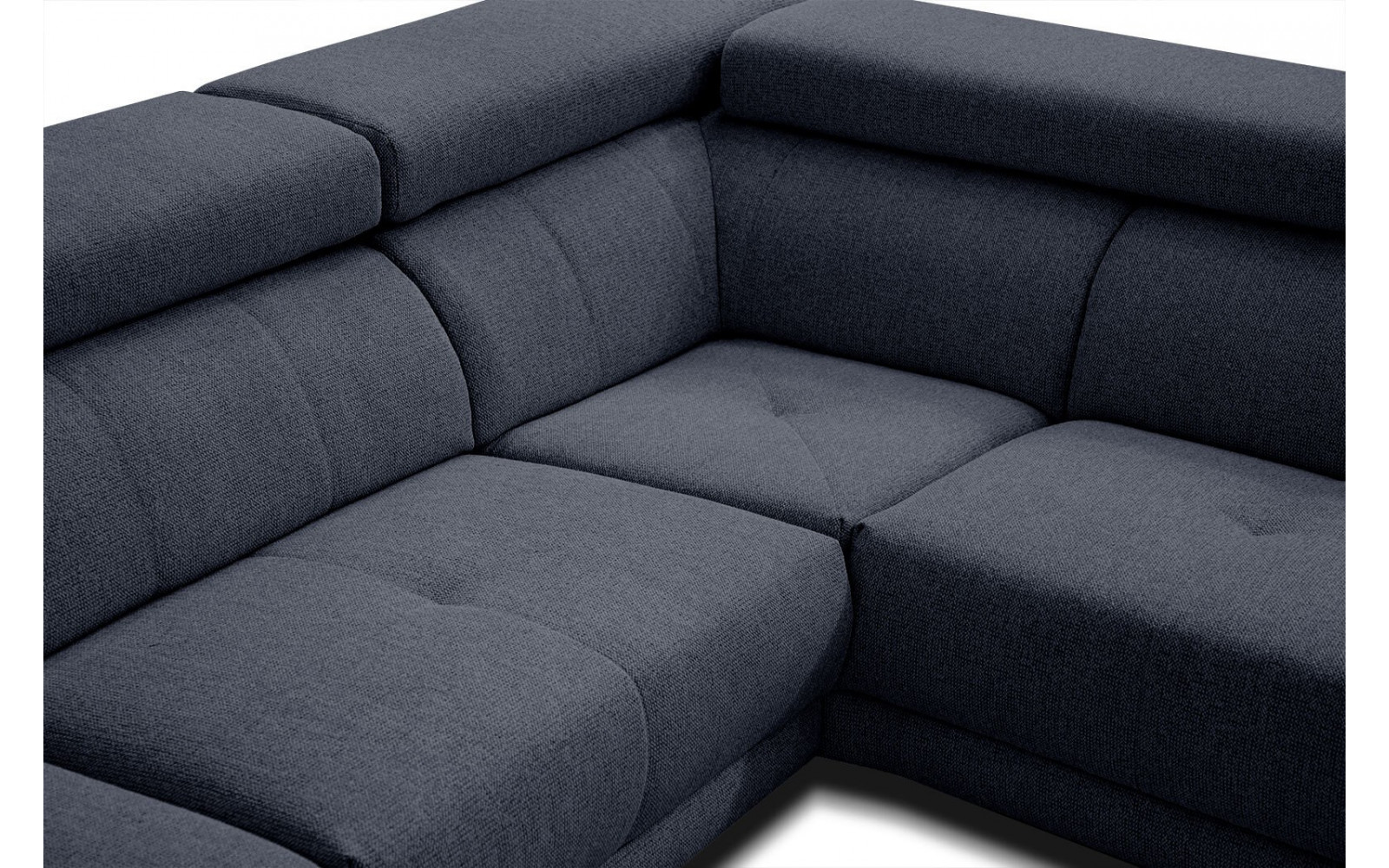 Ecksofa 5-Sitzer rechts Morello | Mit verstellbaren Kopfstützen | Wozimo