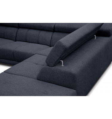 Ecksofa 5-Sitzer rechts Morello | Mit verstellbaren Kopfstützen | Wozimo