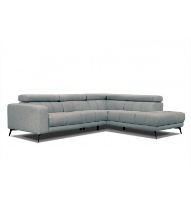 Ecksofa 5-Sitzer rechts Morello | Mit verstellbaren Kopfstützen | Wozimo