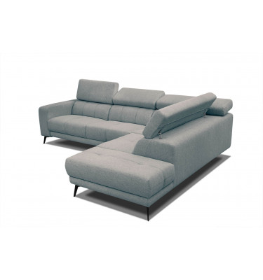 Ecksofa 5-Sitzer rechts Morello | Mit verstellbaren Kopfstützen | Wozimo