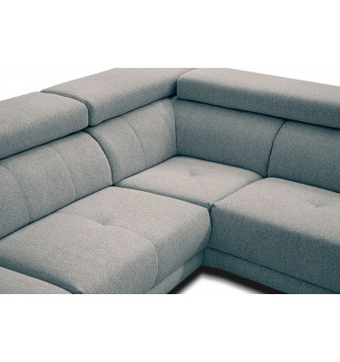 Ecksofa 5-Sitzer rechts Morello | Mit verstellbaren Kopfstützen | Wozimo