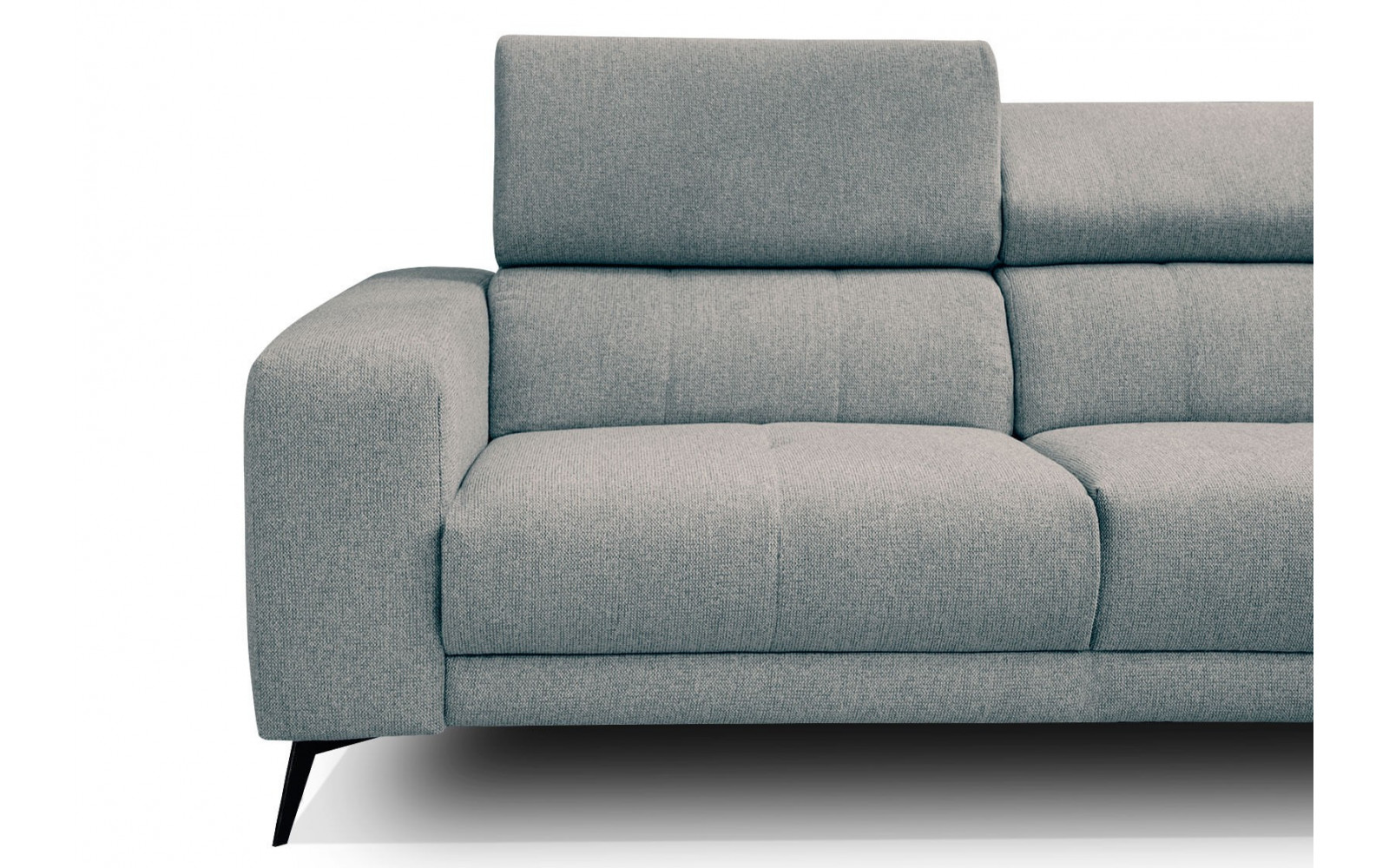 Ecksofa 5-Sitzer rechts Morello | Mit verstellbaren Kopfstützen | Wozimo