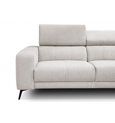 Ecksofa 5-Sitzer rechts Morello | Mit verstellbaren Kopfstützen | Wozimo