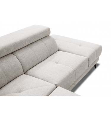 Ecksofa 5-Sitzer rechts Morello | Mit verstellbaren Kopfstützen | Wozimo