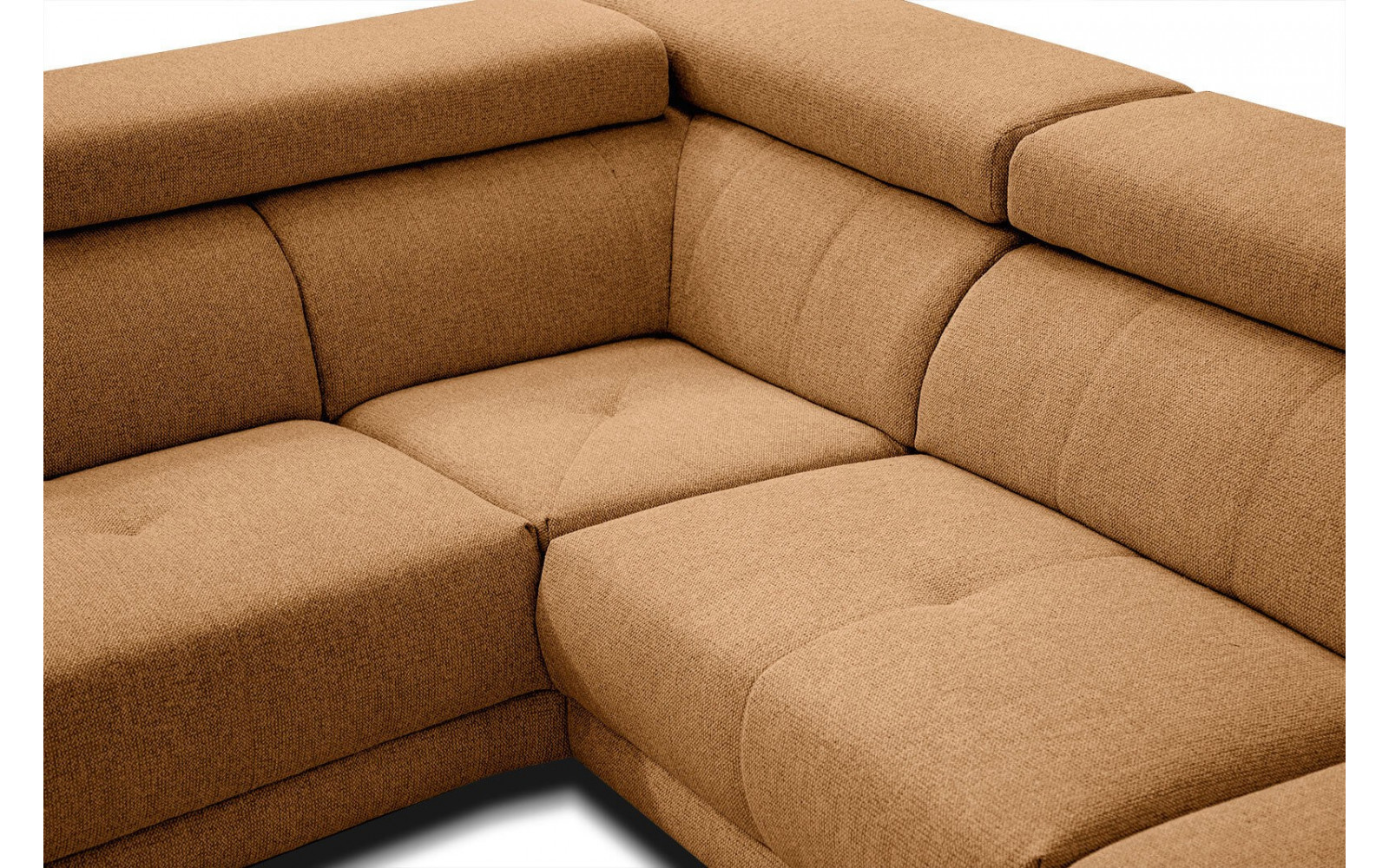 Ecksofa 5-Sitzer links Morello | Mit verstellbaren Kopfstützen | Wozimo