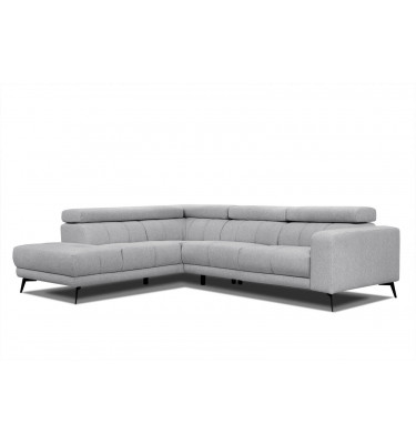 Ecksofa 5-Sitzer links Morello | Mit verstellbaren Kopfstützen | Wozimo