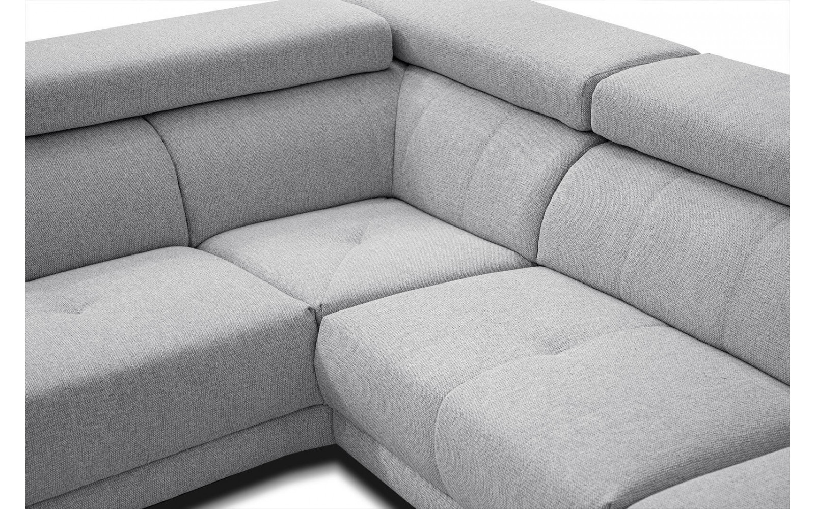 Ecksofa 5-Sitzer links Morello | Mit verstellbaren Kopfstützen | Wozimo