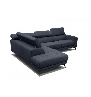 Ecksofa 5-Sitzer links Morello | Mit verstellbaren Kopfstützen | Wozimo