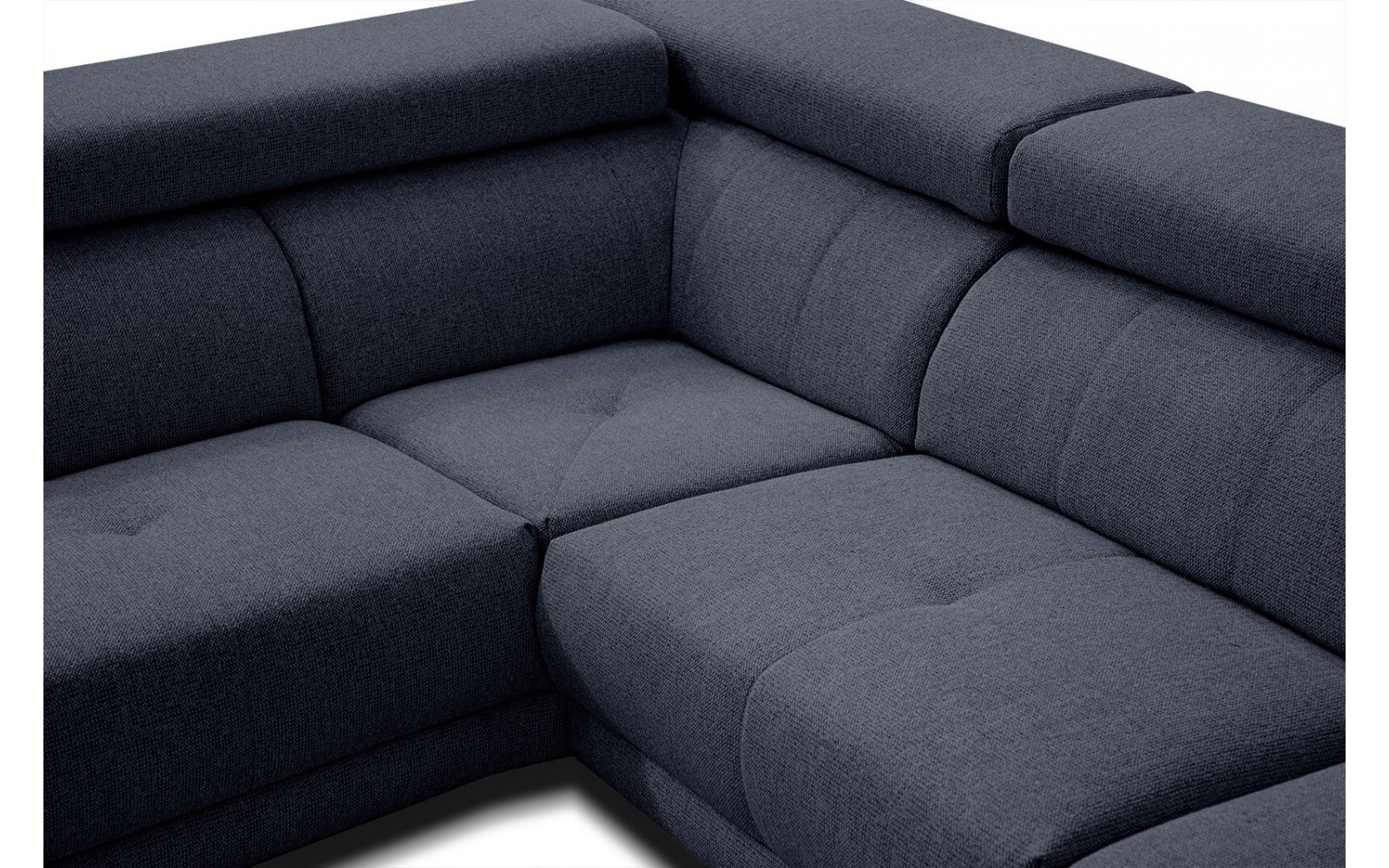 Ecksofa 5-Sitzer links Morello | Mit verstellbaren Kopfstützen | Wozimo