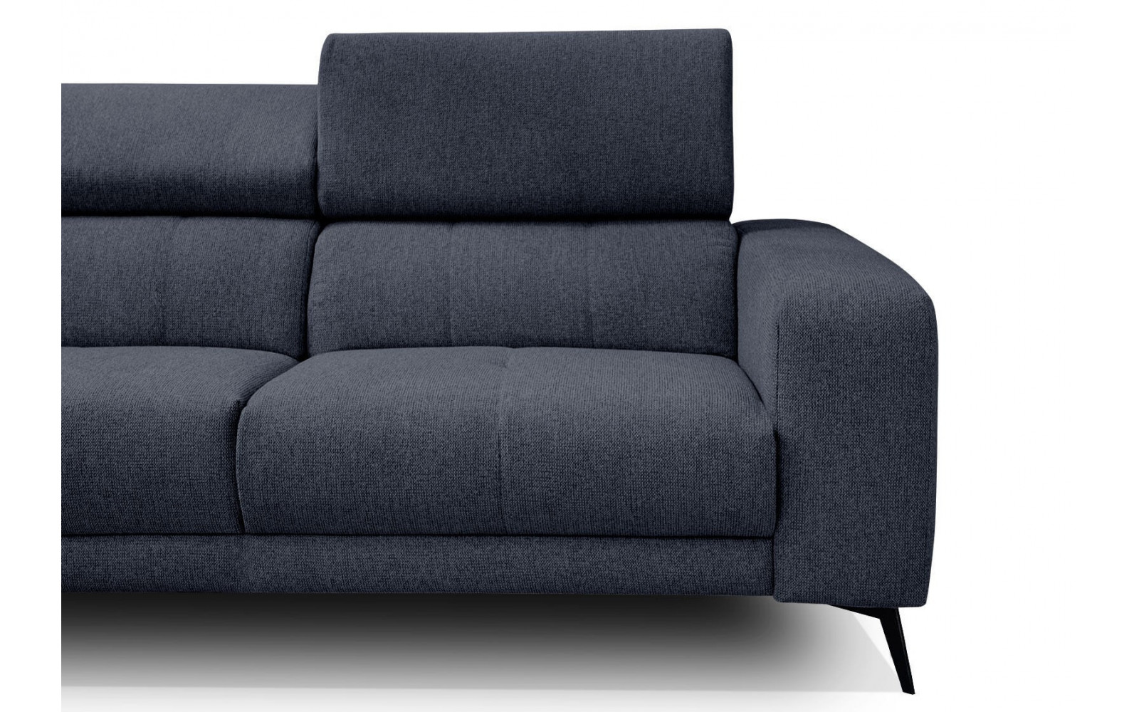 Ecksofa 5-Sitzer links Morello | Mit verstellbaren Kopfstützen | Wozimo