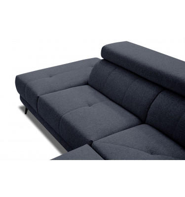 Ecksofa 5-Sitzer links Morello | Mit verstellbaren Kopfstützen | Wozimo