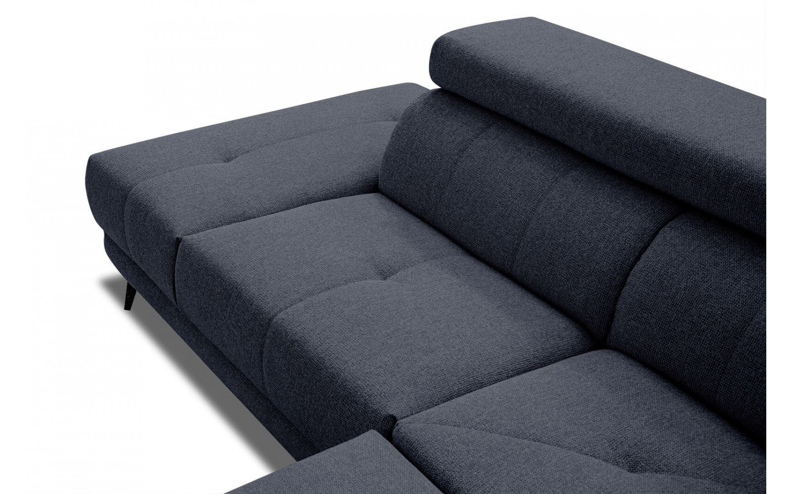 Ecksofa 5-Sitzer links Morello | Mit verstellbaren Kopfstützen | Wozimo