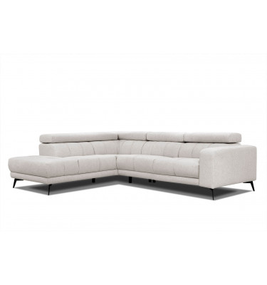 Ecksofa 5-Sitzer links Morello | Mit verstellbaren Kopfstützen | Wozimo