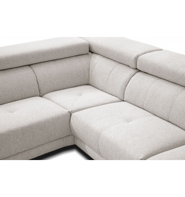 Ecksofa 5-Sitzer links Morello | Mit verstellbaren Kopfstützen | Wozimo