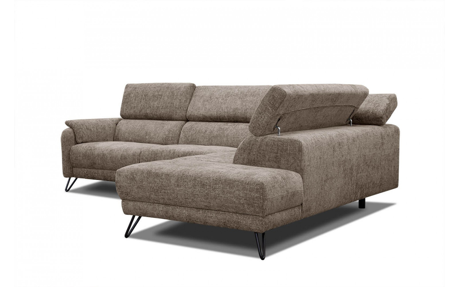 Ecksofa 5-Sitzer rechts Roden | Mit verstellbaren Kopfstützen | Wozimo