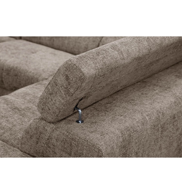 Ecksofa 5-Sitzer rechts Roden | Mit verstellbaren Kopfstützen | Wozimo