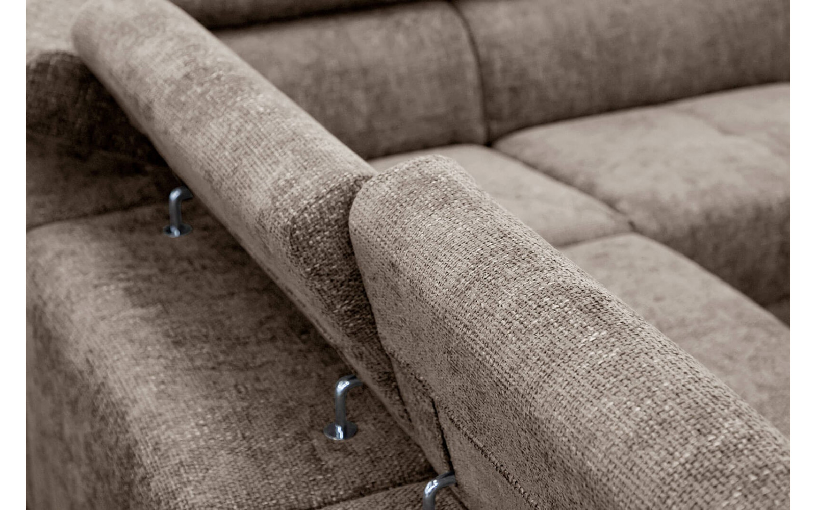 Ecksofa 5-Sitzer rechts Roden | Mit verstellbaren Kopfstützen | Wozimo