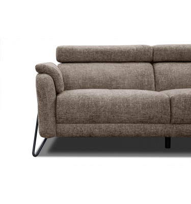 Ecksofa 5-Sitzer rechts Roden | Mit verstellbaren Kopfstützen | Wozimo