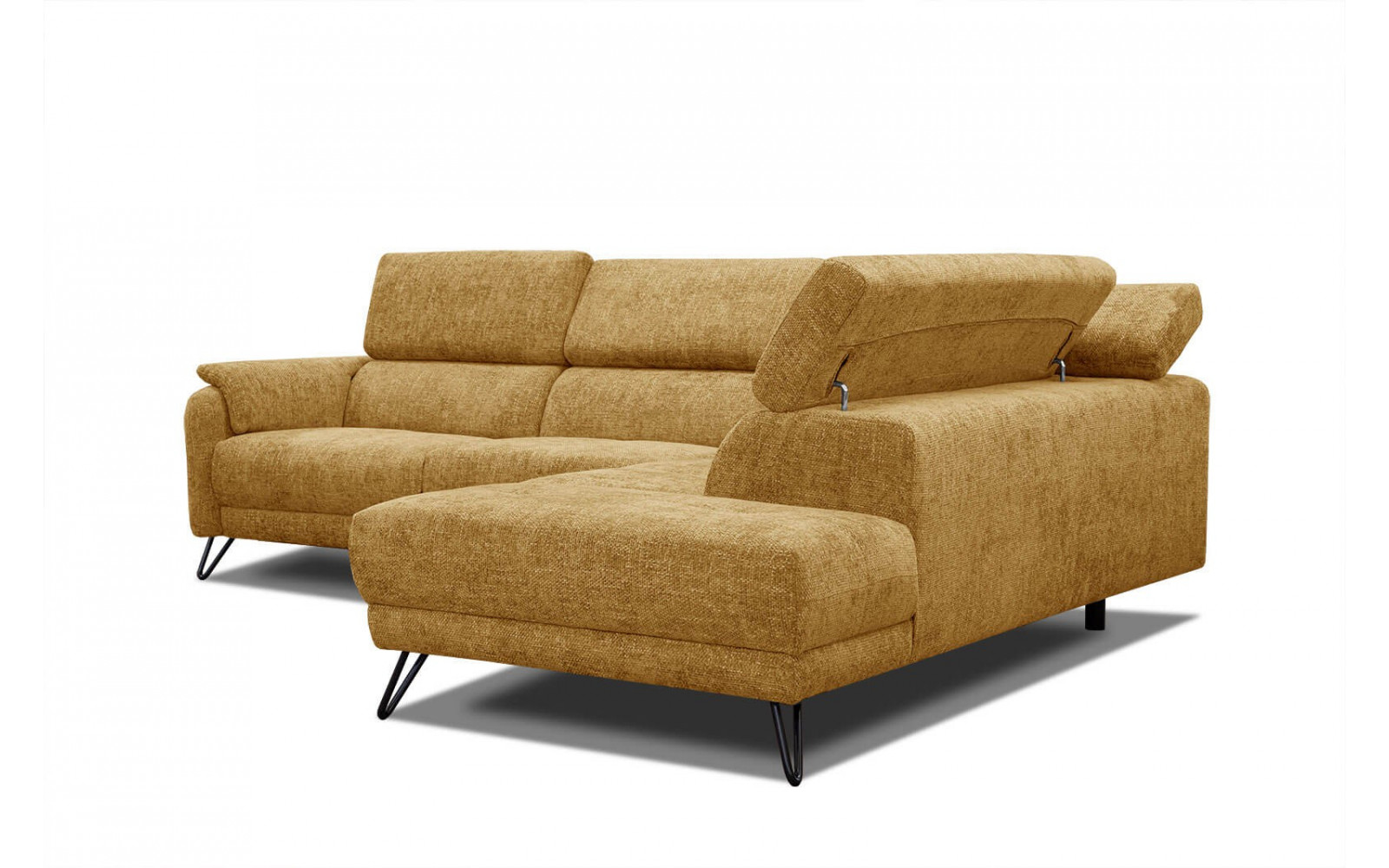 Ecksofa 5-Sitzer rechts Roden | Mit verstellbaren Kopfstützen | Wozimo