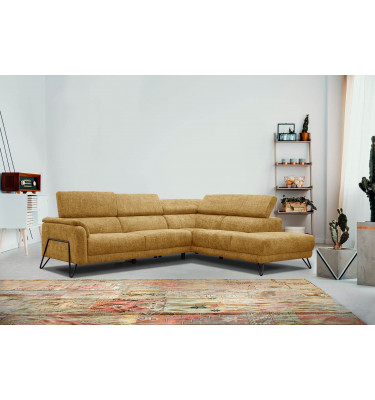 Ecksofa 5-Sitzer rechts Roden | Mit verstellbaren Kopfstützen | Wozimo