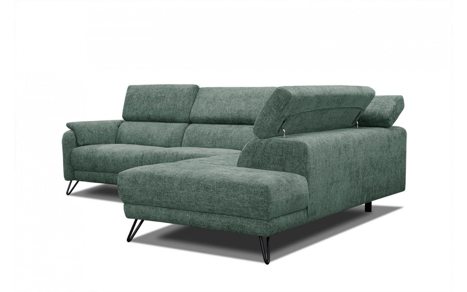 Ecksofa 5-Sitzer rechts Roden | Mit verstellbaren Kopfstützen | Wozimo