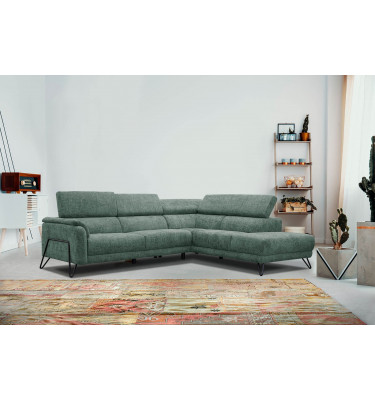 Ecksofa 5-Sitzer rechts Roden | Mit verstellbaren Kopfstützen | Wozimo