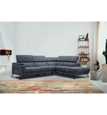 Ecksofa 5-Sitzer rechts Roden | Mit verstellbaren Kopfstützen | Wozimo