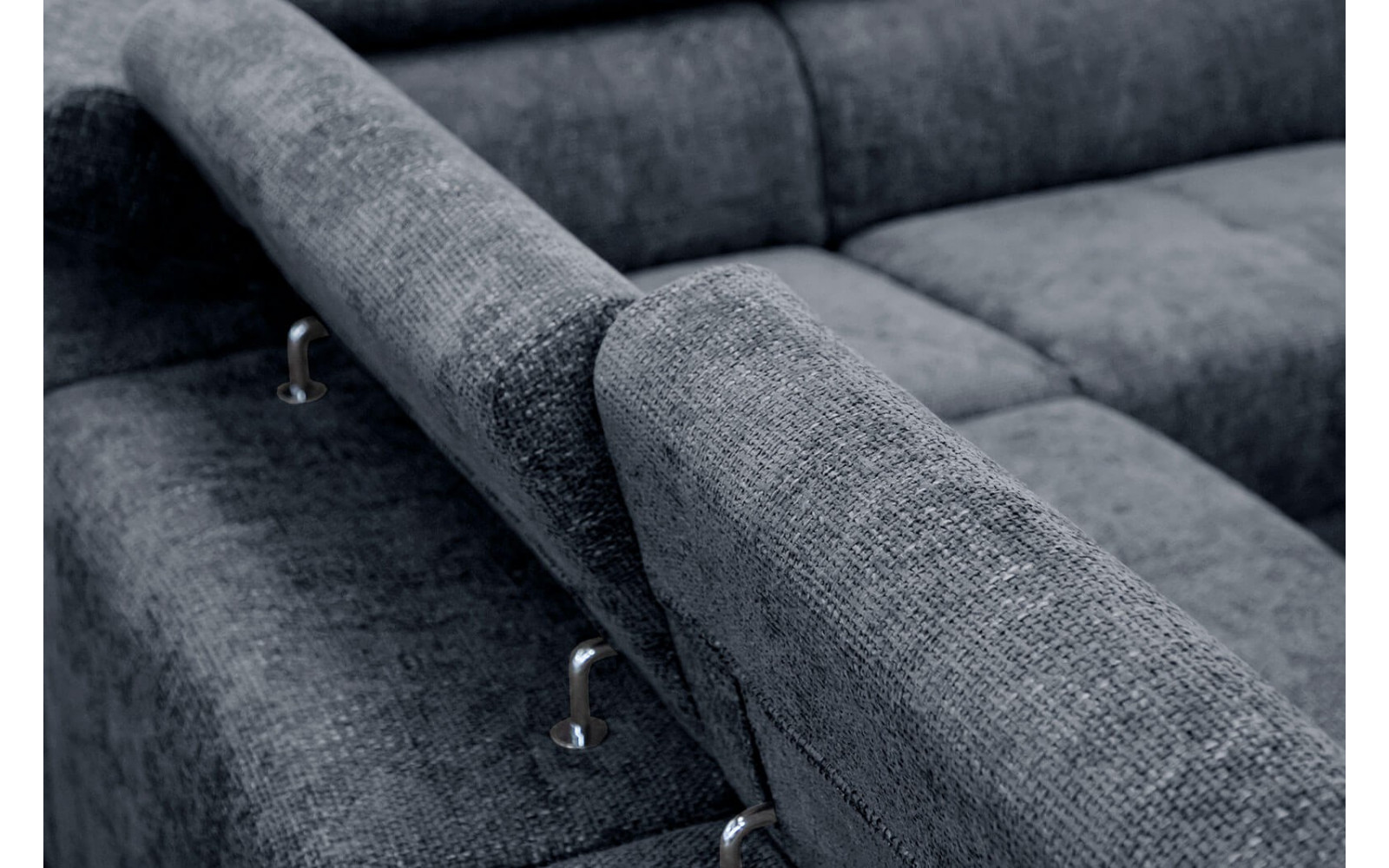 Ecksofa 5-Sitzer rechts Roden | Mit verstellbaren Kopfstützen | Wozimo