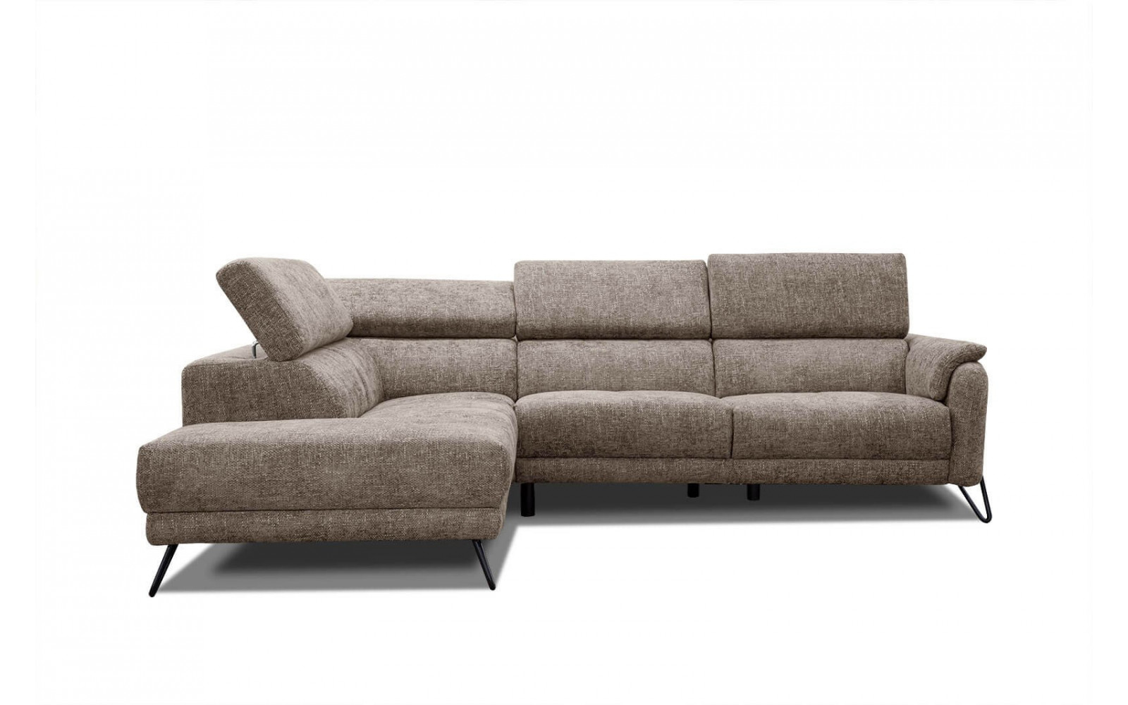 Ecksofa 5-Sitzer links Roden | Mit verstellbaren Kopfstützen | Wozimo