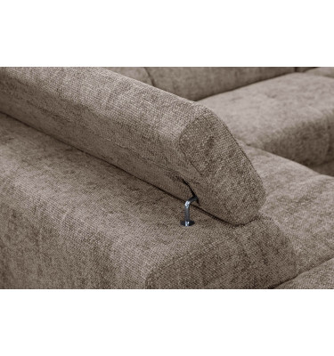 Ecksofa 5-Sitzer links Roden | Mit verstellbaren Kopfstützen | Wozimo