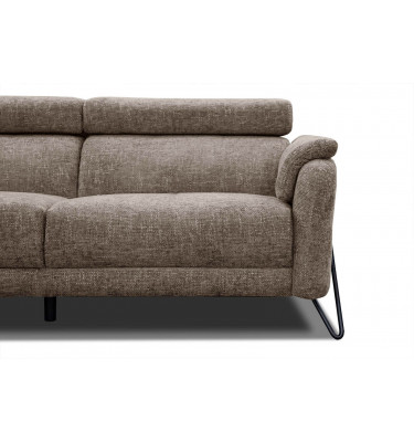 Ecksofa 5-Sitzer links Roden | Mit verstellbaren Kopfstützen | Wozimo