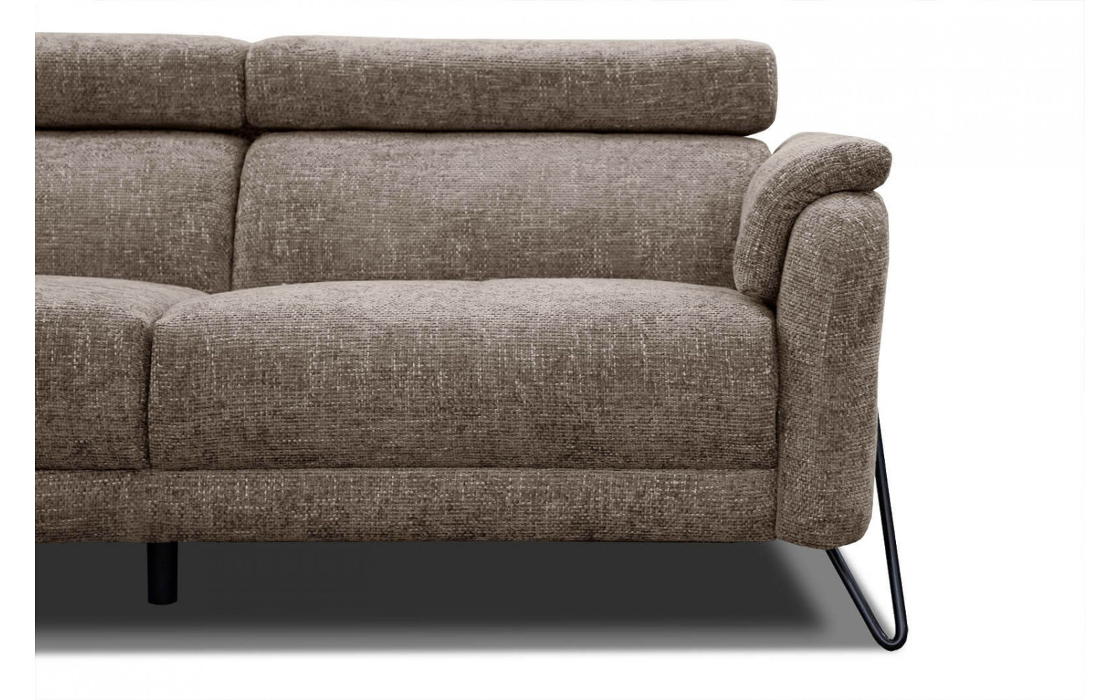 Ecksofa 5-Sitzer links Roden | Mit verstellbaren Kopfstützen | Wozimo