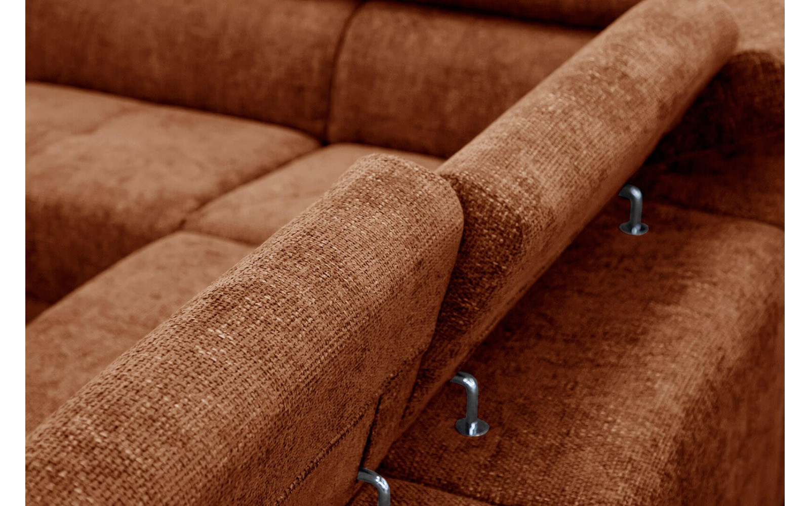 Ecksofa 5-Sitzer links Roden | Mit verstellbaren Kopfstützen | Wozimo