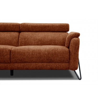 Ecksofa 5-Sitzer links Roden | Mit verstellbaren Kopfstützen | Wozimo