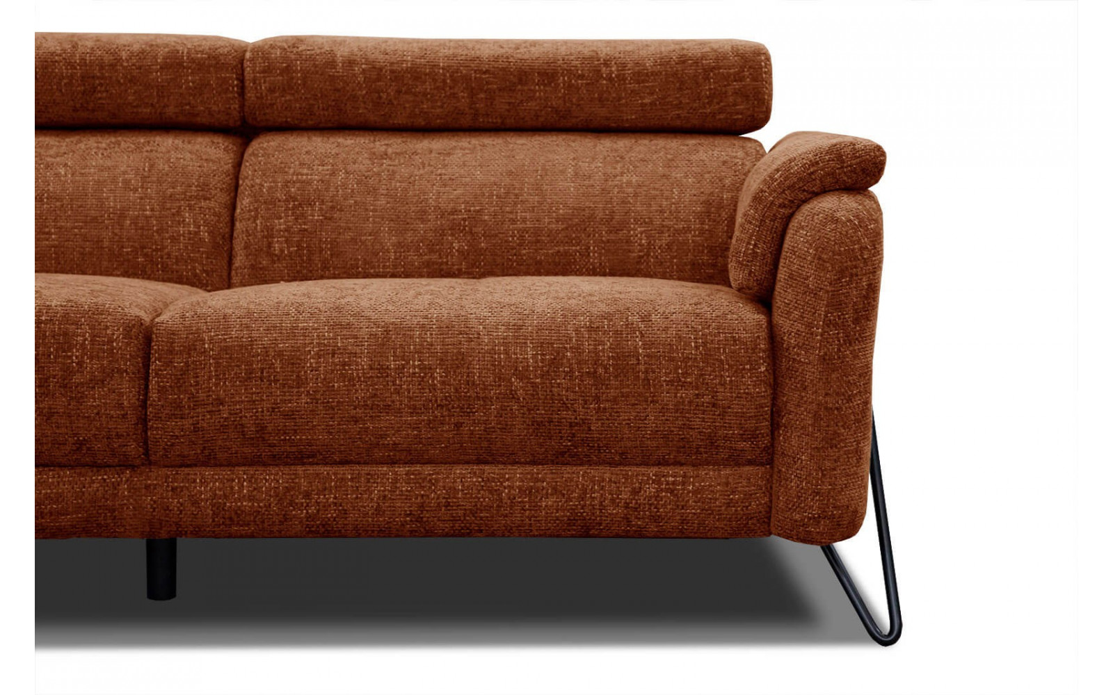 Ecksofa 5-Sitzer links Roden | Mit verstellbaren Kopfstützen | Wozimo