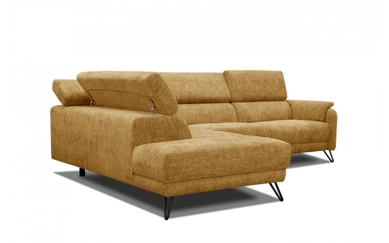 Ecksofa 5-Sitzer links Roden | Mit verstellbaren Kopfstützen | Wozimo