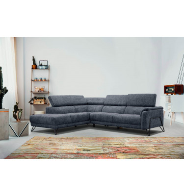 Ecksofa 5-Sitzer links Roden | Mit verstellbaren Kopfstützen | Wozimo